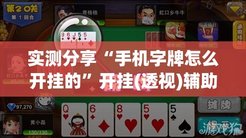 实测分享“手机字牌怎么开挂的”开挂(透视)辅助教程
