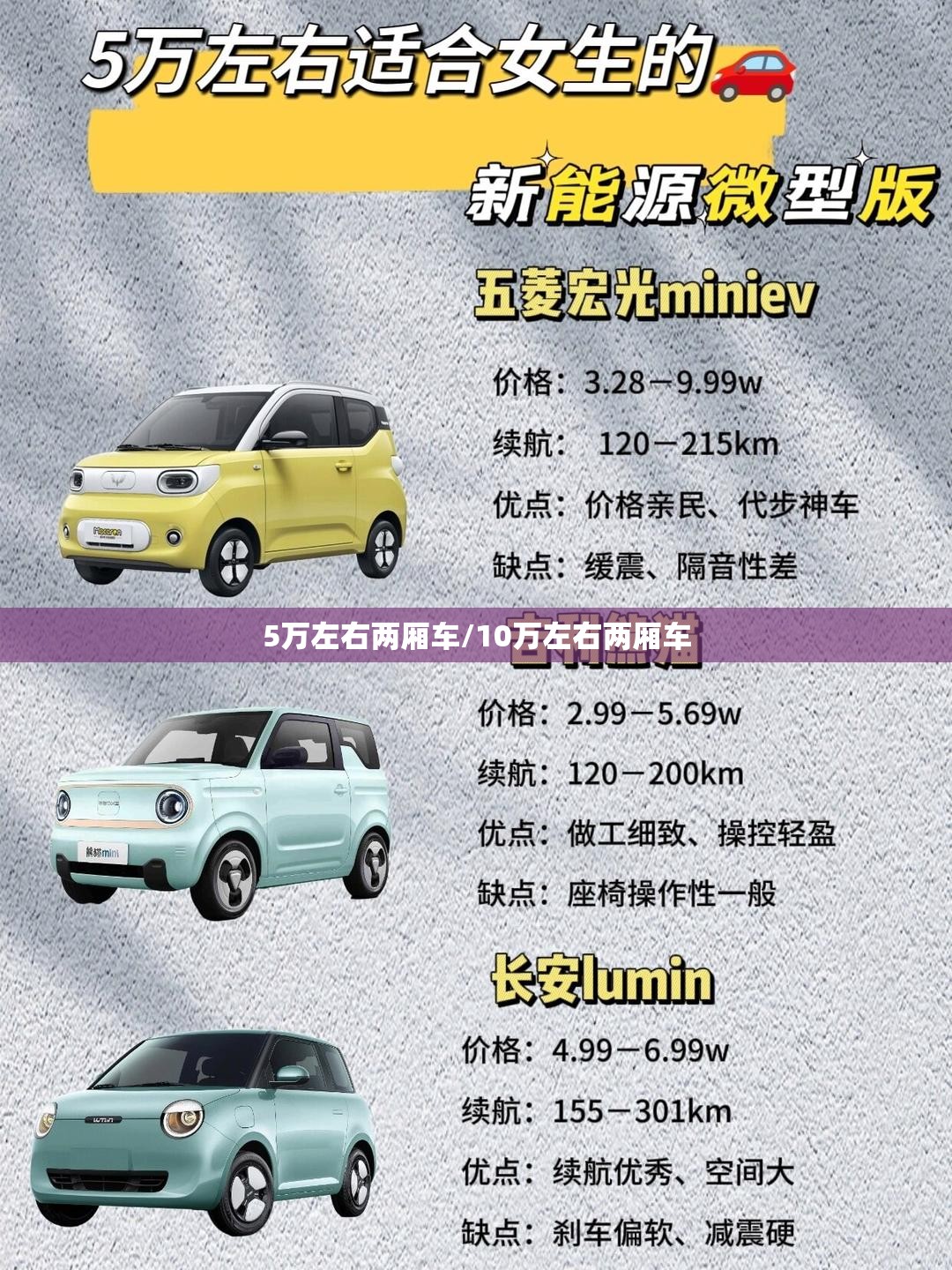 5万左右两厢车/10万左右两厢车