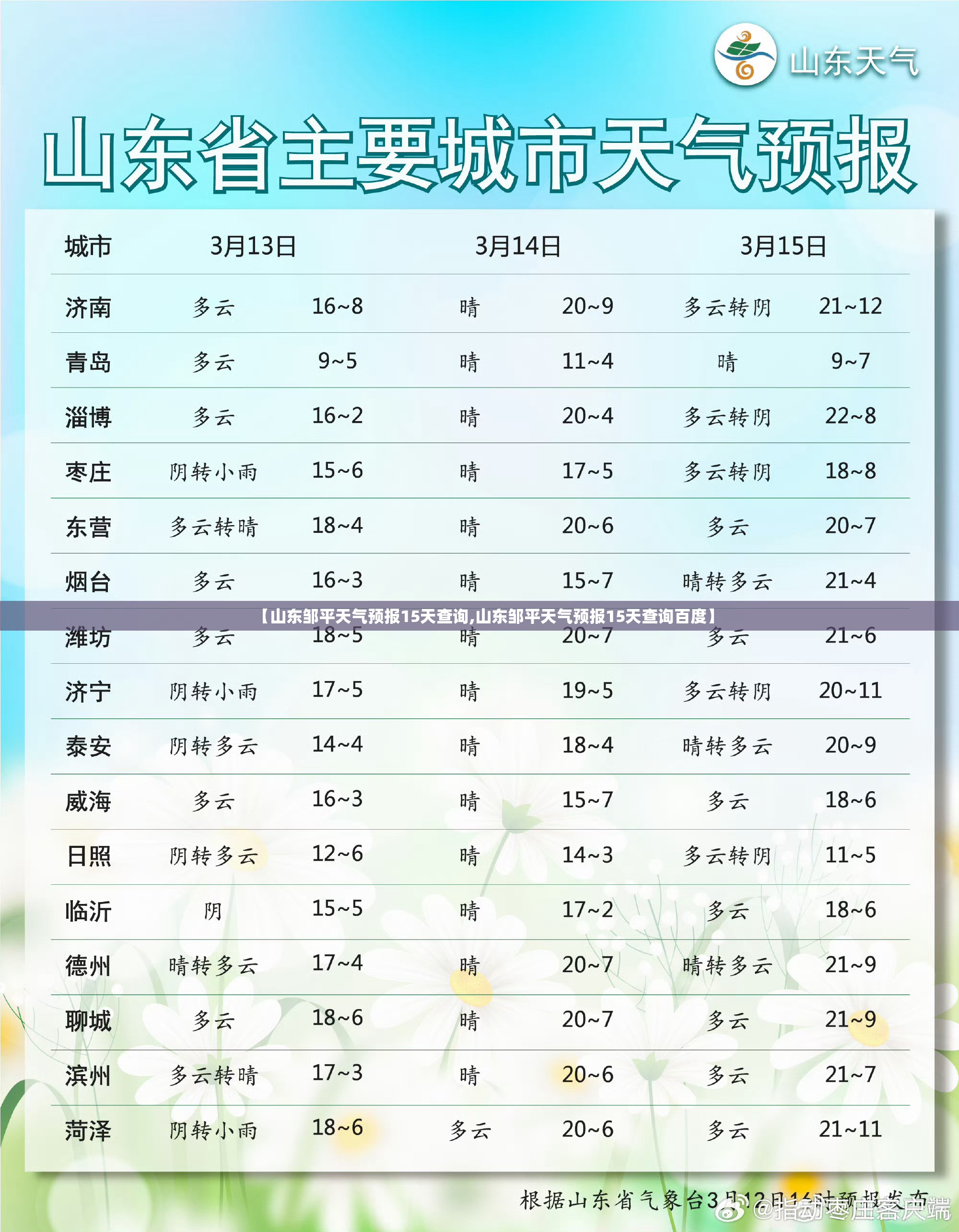 【山东邹平天气预报15天查询,山东邹平天气预报15天查询百度】