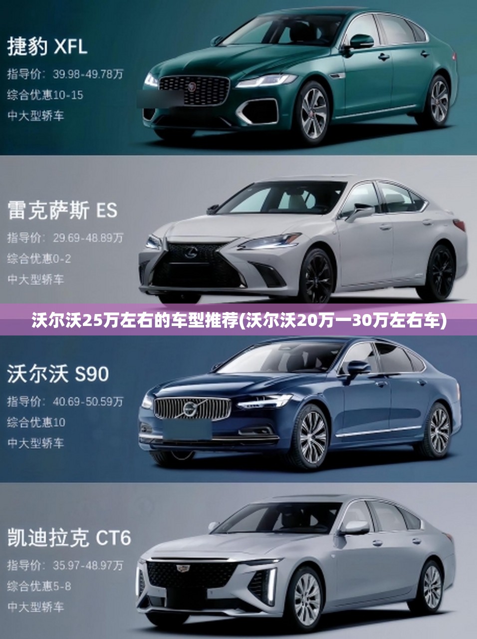 沃尔沃25万左右的车型推荐(沃尔沃20万一30万左右车) 沃尔沃25万左右的车型推荐(沃尔沃20万一30万左右车)