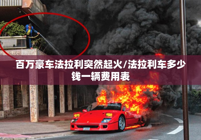 百万豪车法拉利突然起火/法拉利车多少钱一辆费用表