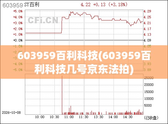603959百利科技(603959百利科技几号京东法拍)