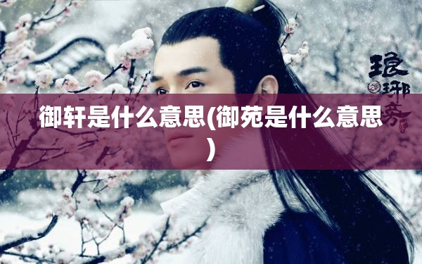 御轩是什么意思(御苑是什么意思)