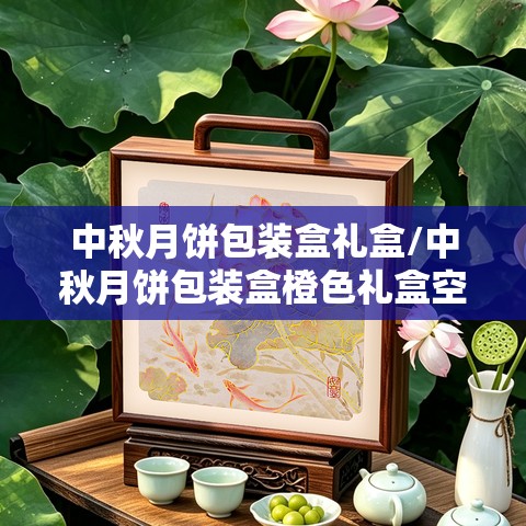 中秋月饼包装盒礼盒/中秋月饼包装盒橙色礼盒空盒