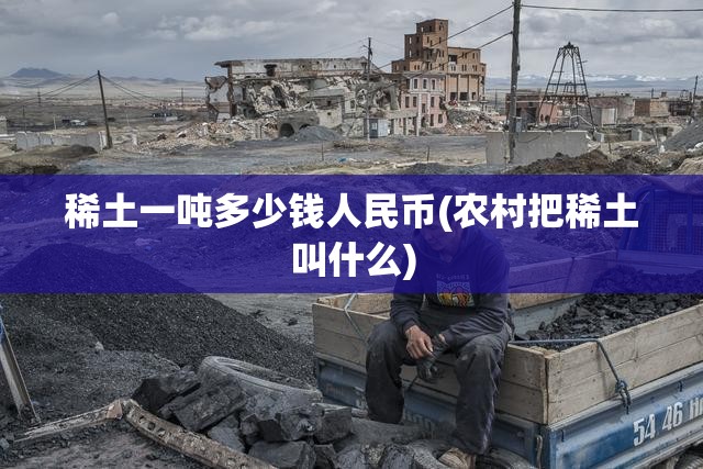 稀土一吨多少钱人民币(农村把稀土叫什么)