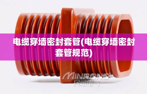 电缆穿墙密封套管(电缆穿墙密封套管规范)