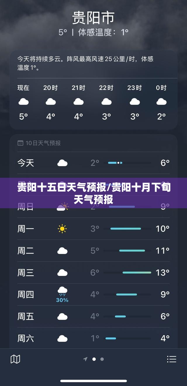 贵阳十五日天气预报/贵阳十月下旬天气预报