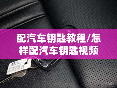 配汽车钥匙教程/怎样配汽车钥匙视频