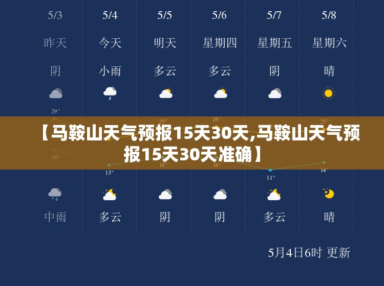 【马鞍山天气预报15天30天,马鞍山天气预报15天30天准确】 【马鞍山天气预报15天30天,马鞍山天气预报15天30天准确】
