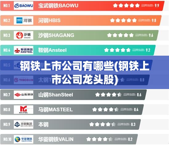 钢铁上市公司有哪些(钢铁上市公司龙头股)