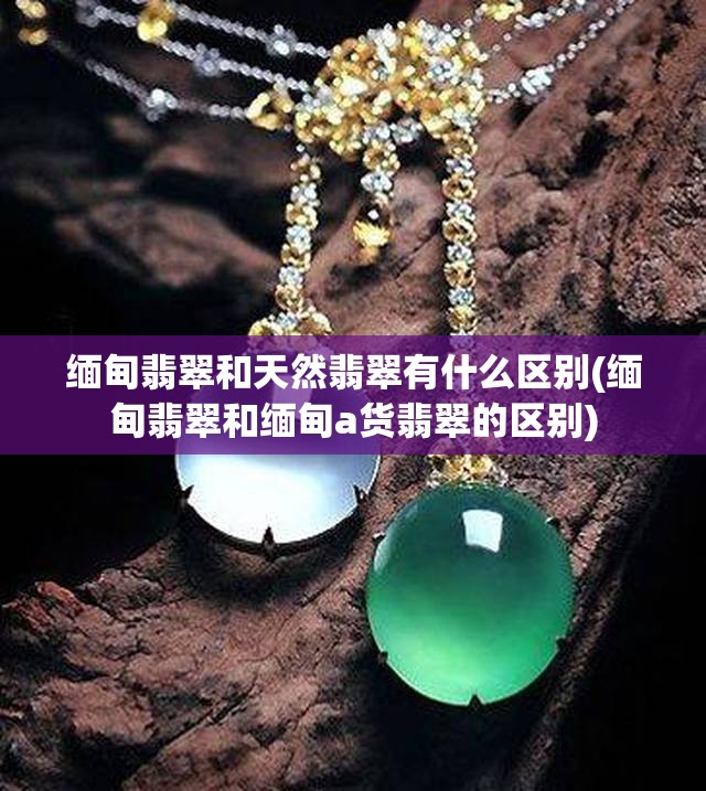缅甸翡翠和天然翡翠有什么区别(缅甸翡翠和缅甸a货翡翠的区别)