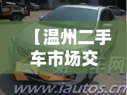 【温州二手车市场交易,温州二手车交易市场哪里比较好】