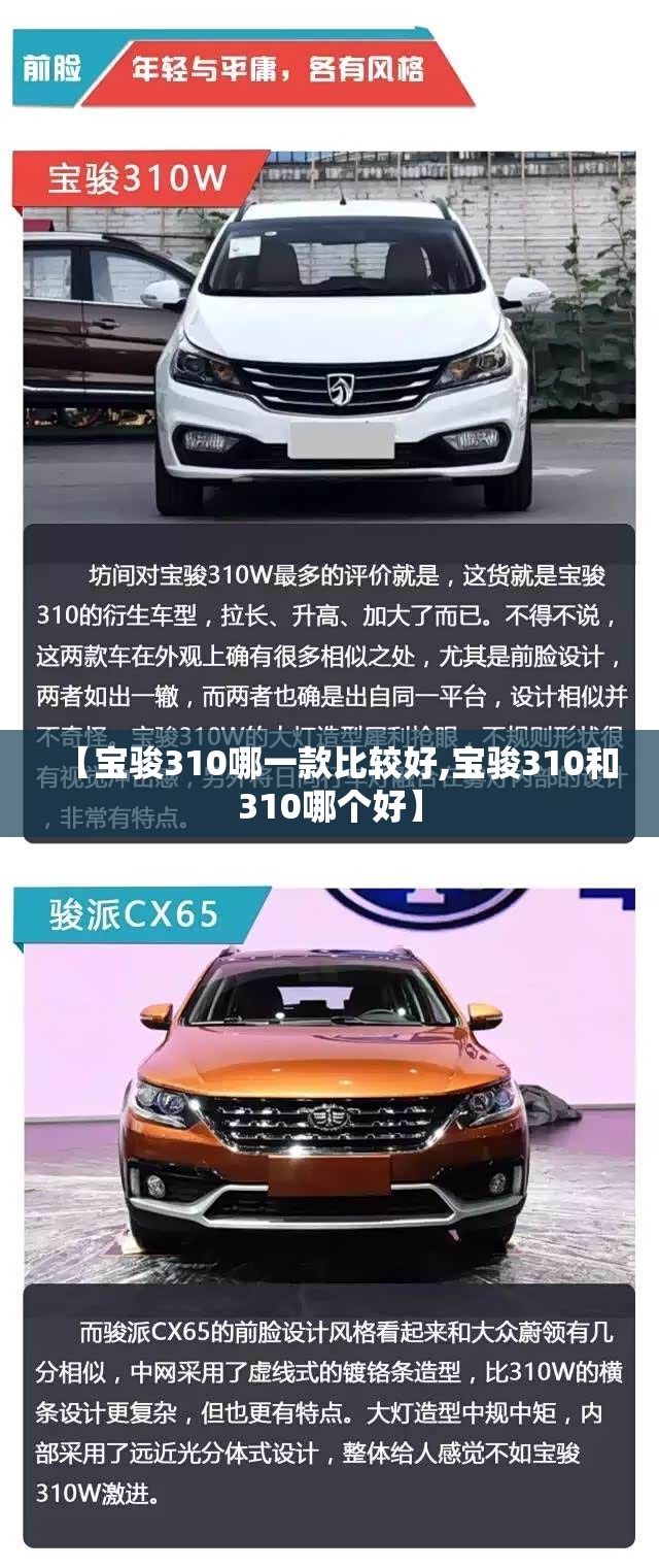 【宝骏310哪一款比较好,宝骏310和310哪个好】