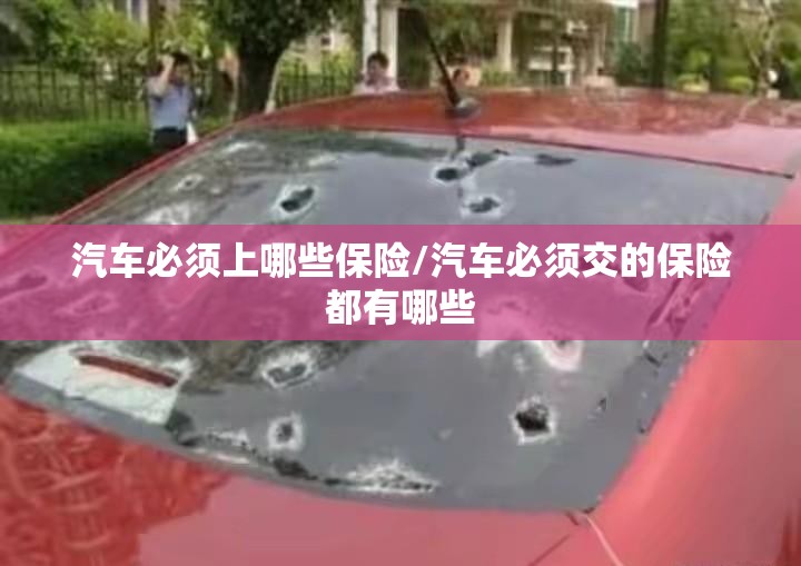 汽车必须上哪些保险/汽车必须交的保险都有哪些 汽车必须上哪些保险/汽车必须交的保险都有哪些
