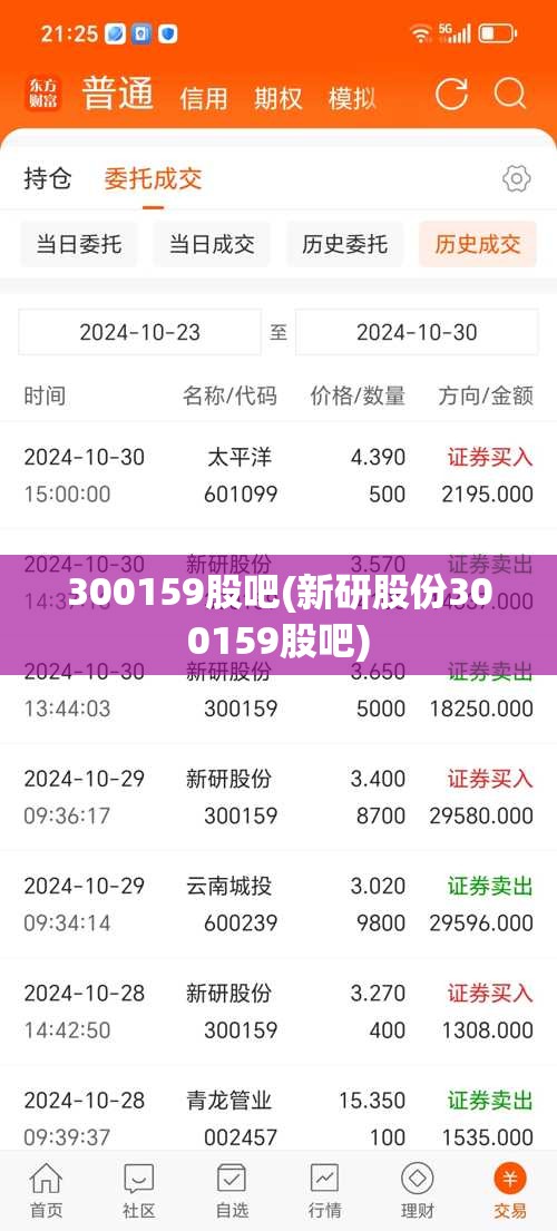 300159股吧(新研股份300159股吧) 300159股吧(新研股份300159股吧)