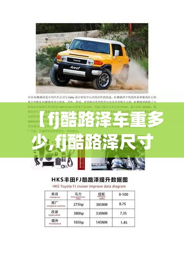 【fj酷路泽车重多少,fj酷路泽尺寸长宽高多少】