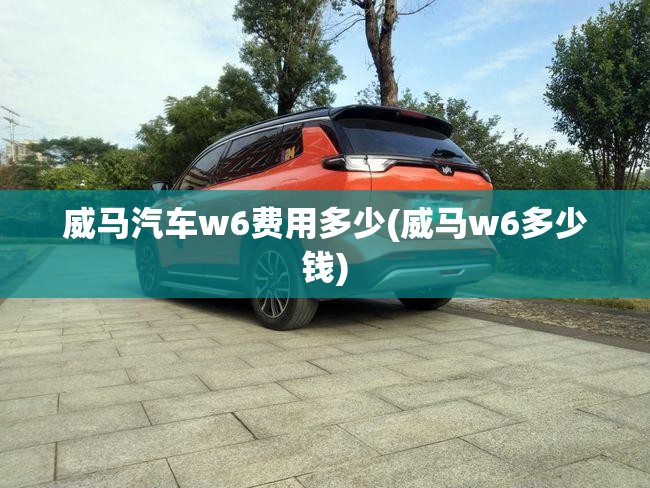 威马汽车w6费用多少(威马w6多少钱) 威马汽车w6费用多少(威马w6多少钱)