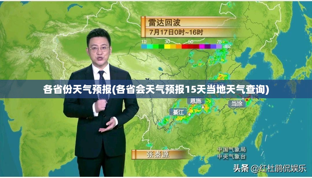 各省份天气预报(各省会天气预报15天当地天气查询) 各省份天气预报(各省会天气预报15天当地天气查询)
