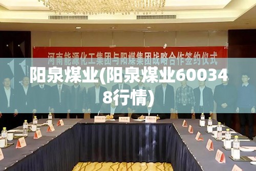 阳泉煤业(阳泉煤业600348行情)