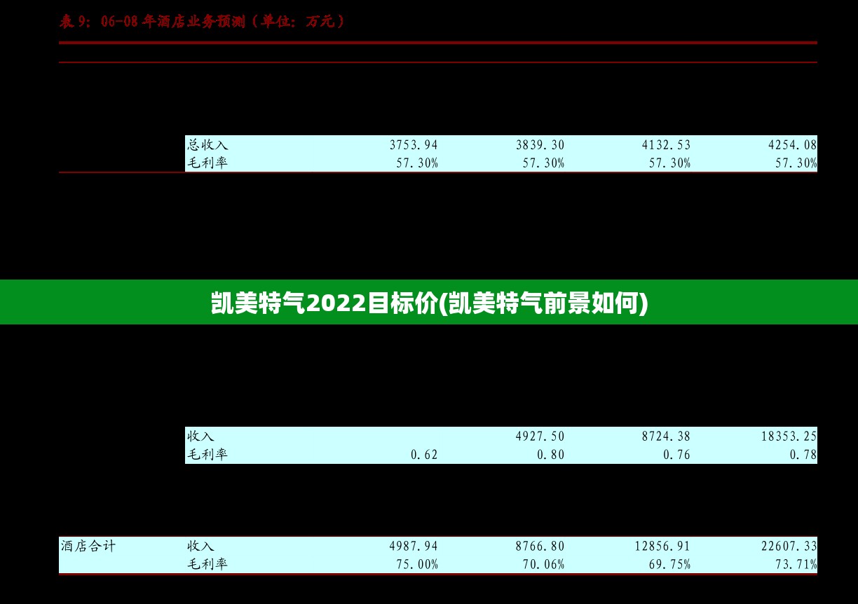 凯美特气2022目标价(凯美特气前景如何) 凯美特气2022目标价(凯美特气前景如何)