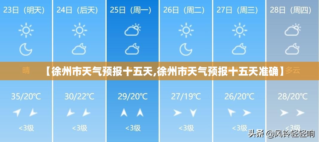【徐州市天气预报十五天,徐州市天气预报十五天准确】 【徐州市天气预报十五天,徐州市天气预报十五天准确】