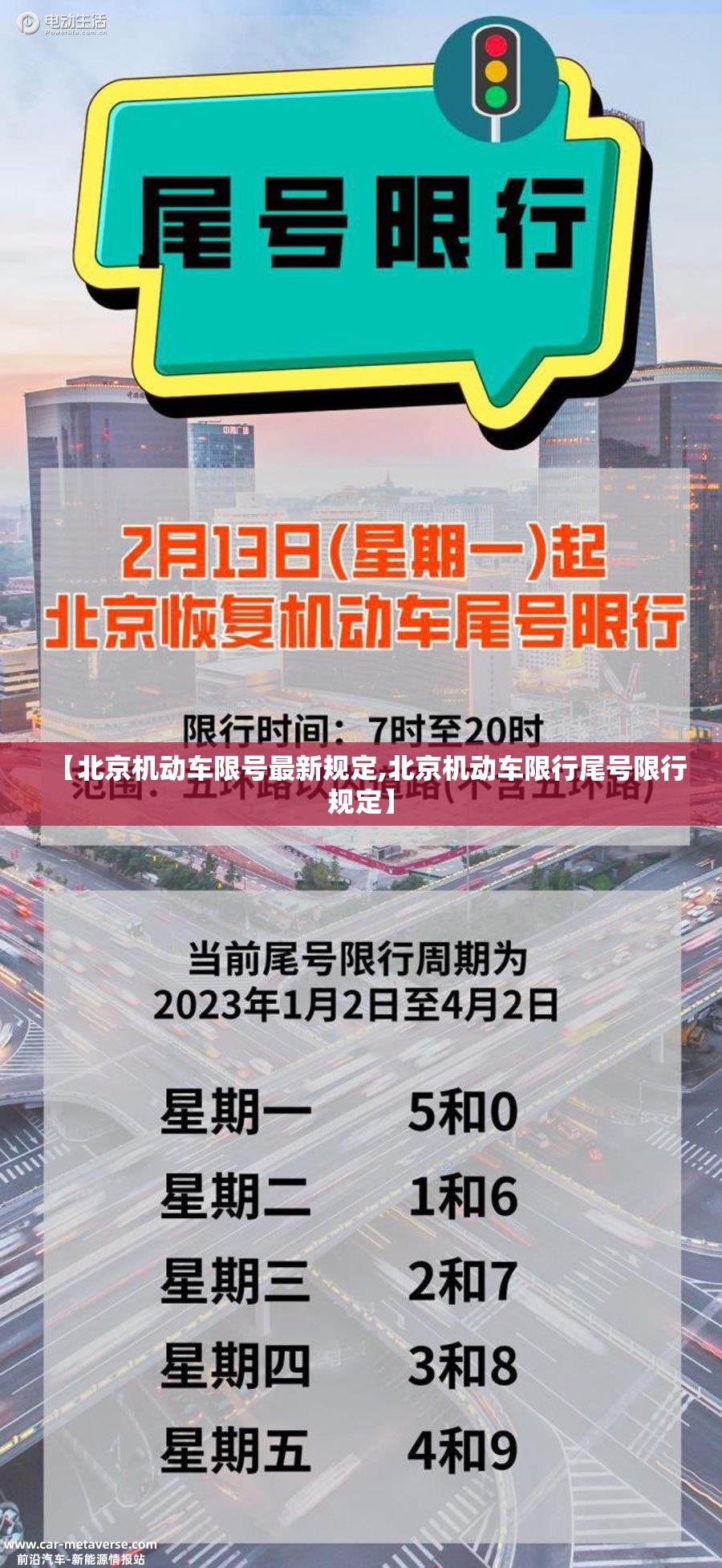 【北京机动车限号最新规定,北京机动车限行尾号限行规定】