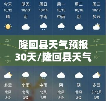 隆回县天气预报30天/隆回县天气预报15天准确一览表