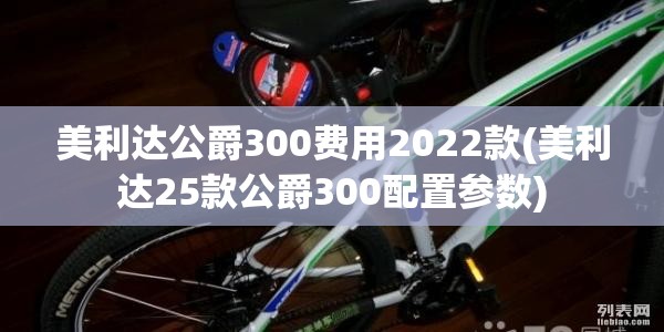美利达公爵300费用2022款(美利达25款公爵300配置参数) 美利达公爵300费用2022款(美利达25款公爵300配置参数)