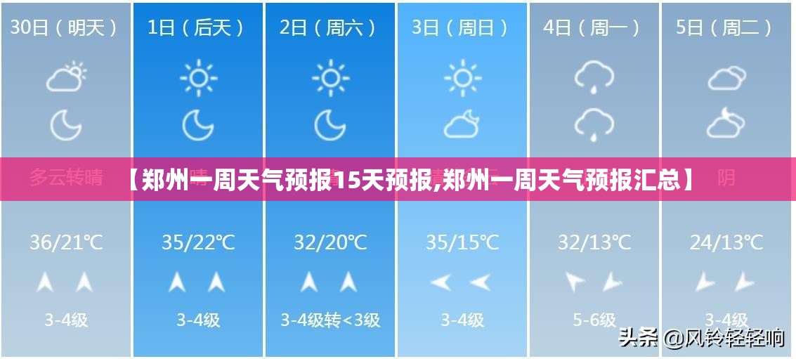 【郑州一周天气预报15天预报,郑州一周天气预报汇总】 【郑州一周天气预报15天预报,郑州一周天气预报汇总】
