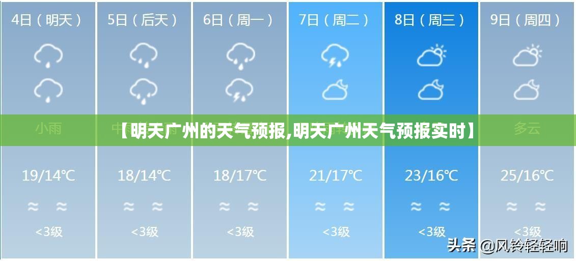 【明天广州的天气预报,明天广州天气预报实时】