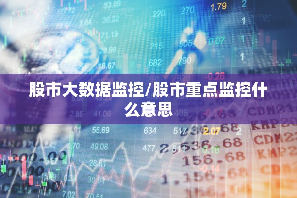 股市大数据监控/股市重点监控什么意思
