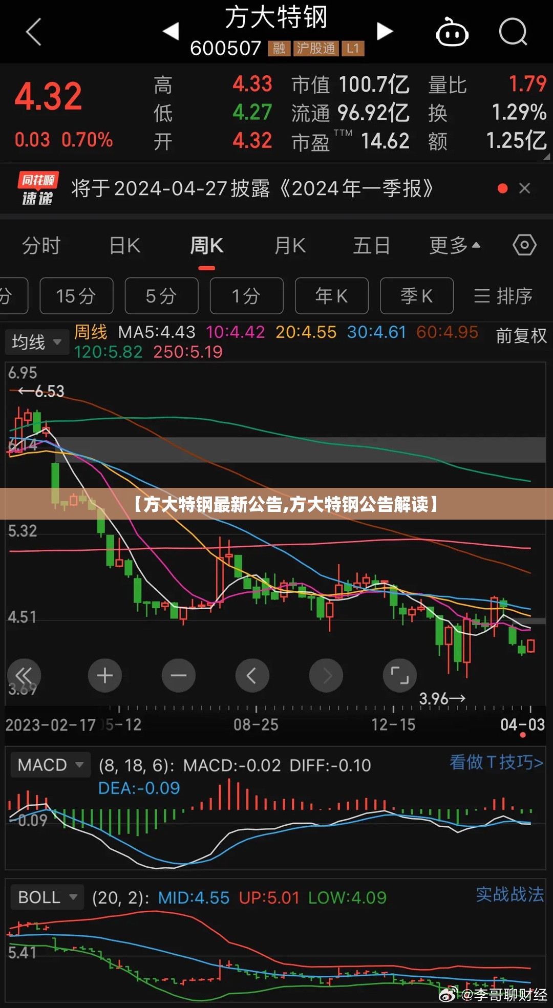【方大特钢最新公告,方大特钢公告解读】