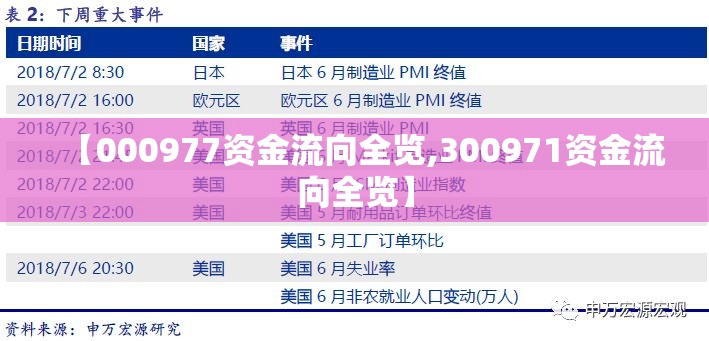 【000977资金流向全览,300971资金流向全览】