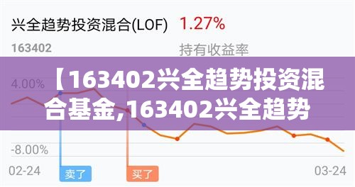 【163402兴全趋势投资混合基金,163402兴全趋势基金净值】 【163402兴全趋势投资混合基金,163402兴全趋势基金净值】