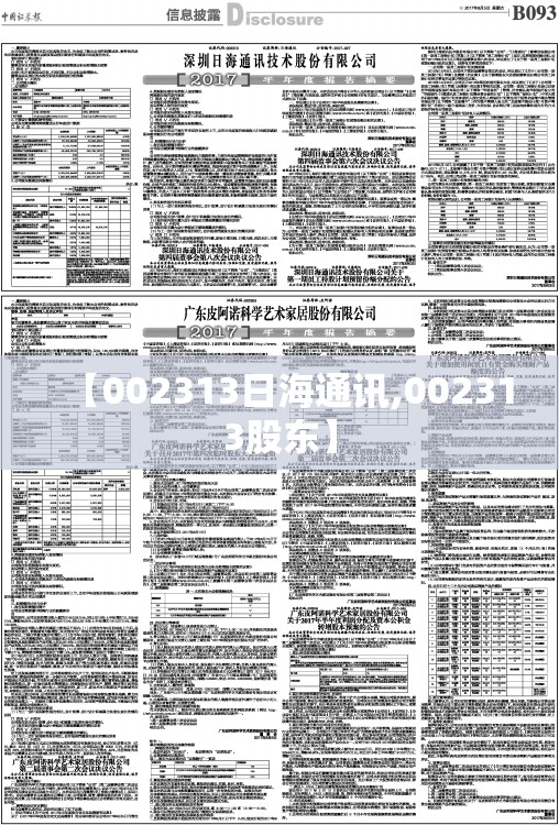 【002313日海通讯,002313股东】 【002313日海通讯,002313股东】