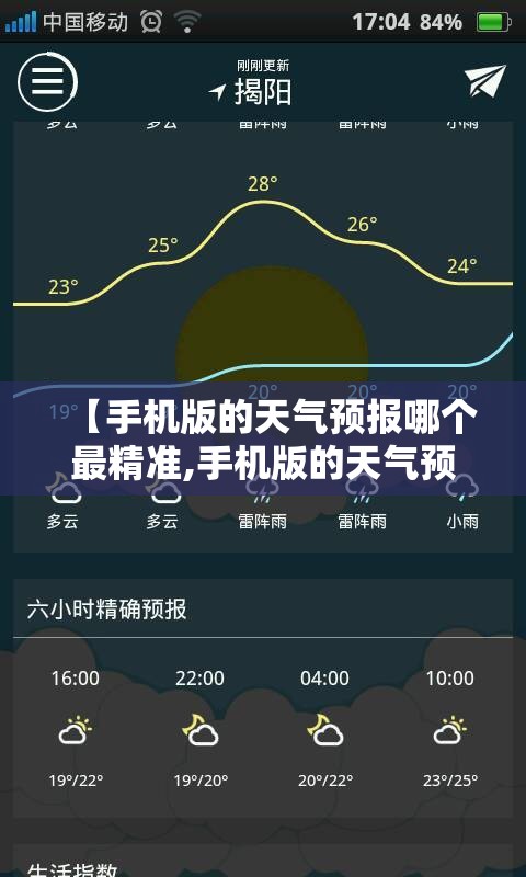 【手机版的天气预报哪个最精准,手机版的天气预报哪个最精准?】 【手机版的天气预报哪个最精准,手机版的天气预报哪个最精准?】