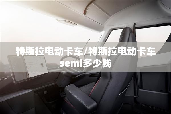 特斯拉电动卡车/特斯拉电动卡车semi多少钱