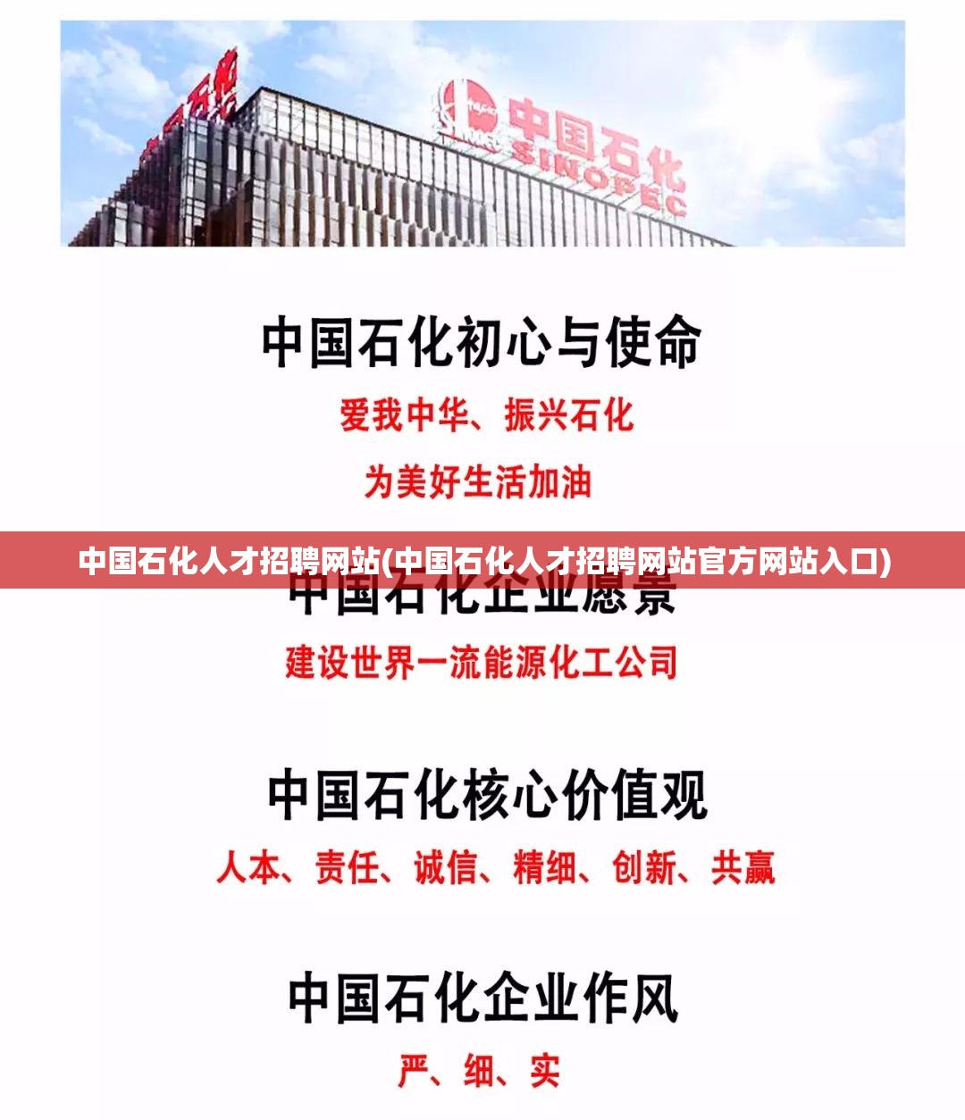 中国石化人才招聘网站(中国石化人才招聘网站官方网站入口)