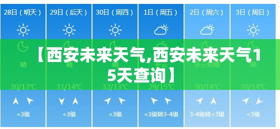 【西安未来天气,西安未来天气15天查询】
