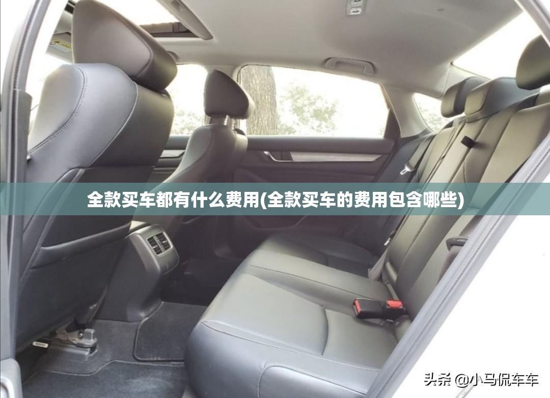 全款买车都有什么费用(全款买车的费用包含哪些)