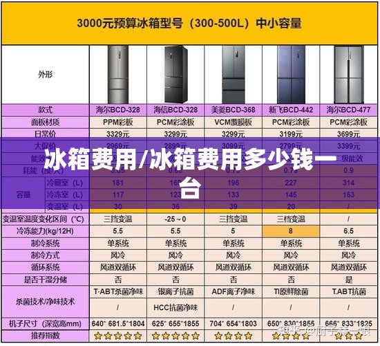 冰箱费用/冰箱费用多少钱一台 冰箱费用/冰箱费用多少钱一台