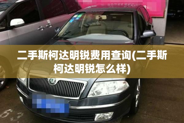 二手斯柯达明锐费用查询(二手斯柯达明锐怎么样)