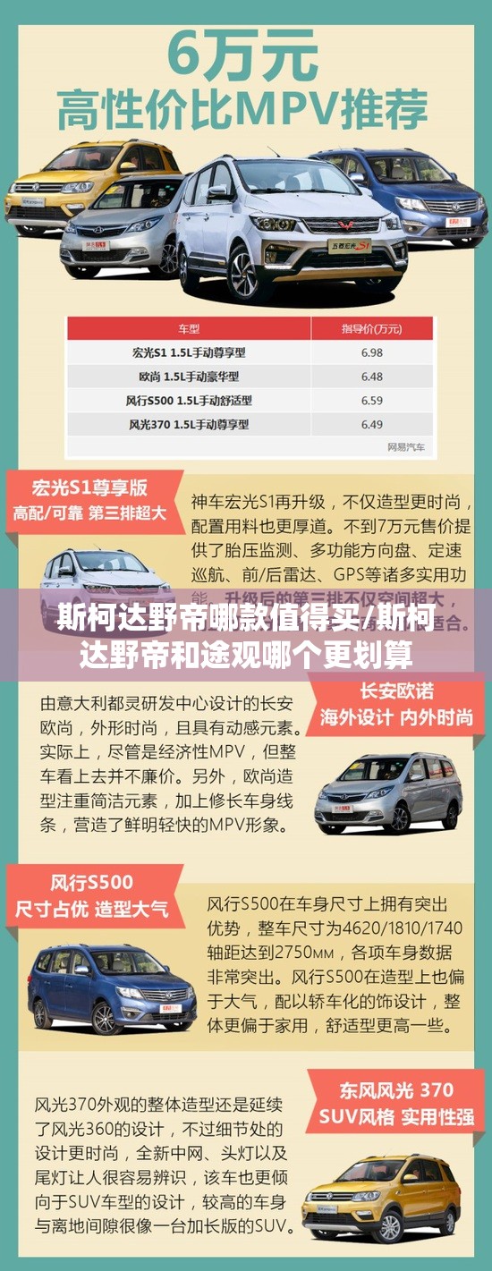 斯柯达野帝哪款值得买/斯柯达野帝和途观哪个更划算 斯柯达野帝哪款值得买/斯柯达野帝和途观哪个更划算