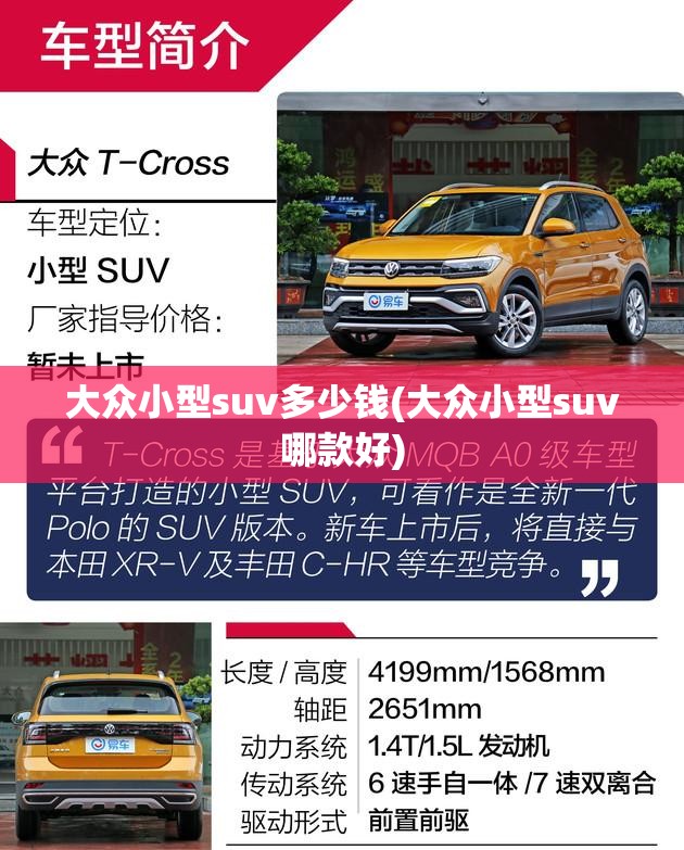 大众小型suv多少钱(大众小型suv哪款好)