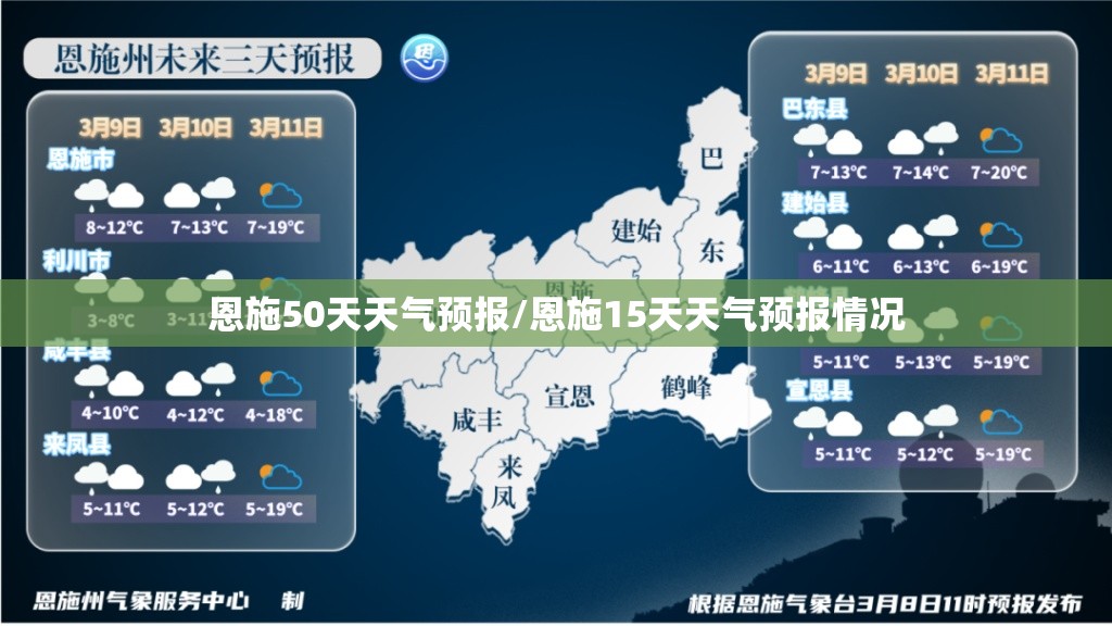 恩施50天天气预报/恩施15天天气预报情况