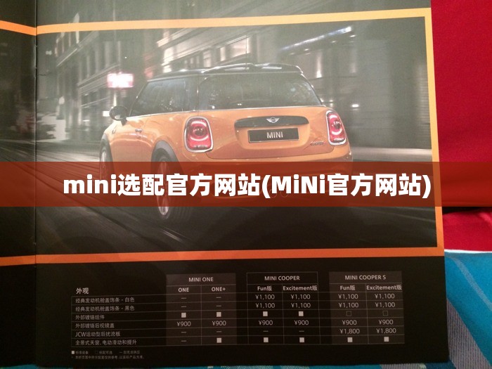mini选配官方网站(MiNi官方网站)