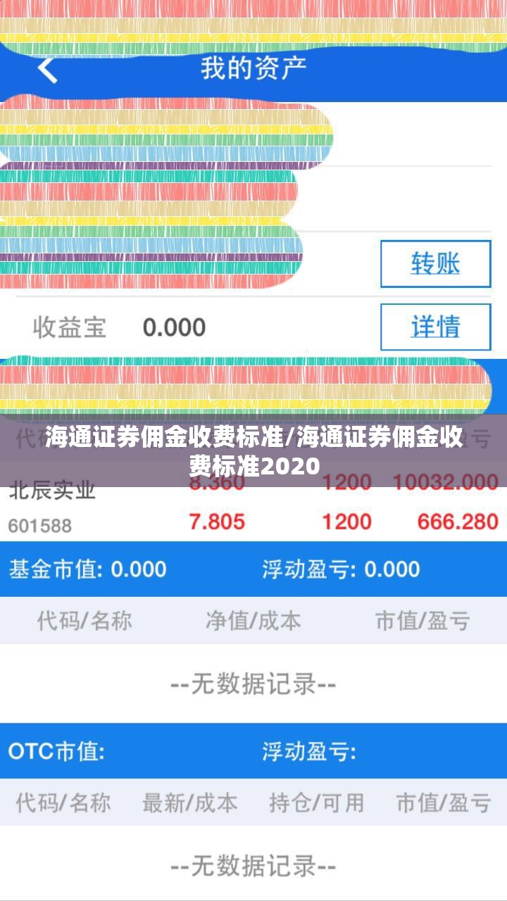 海通证券佣金收费标准/海通证券佣金收费标准2020