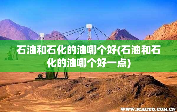 石油和石化的油哪个好(石油和石化的油哪个好一点)