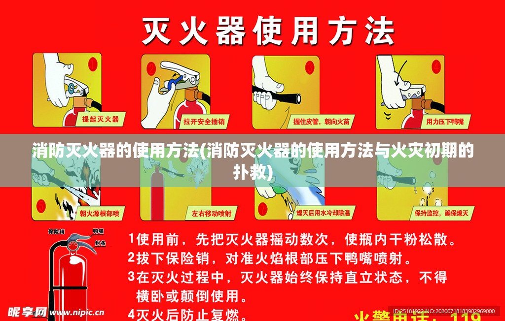 消防灭火器的使用方法(消防灭火器的使用方法与火灾初期的扑救)